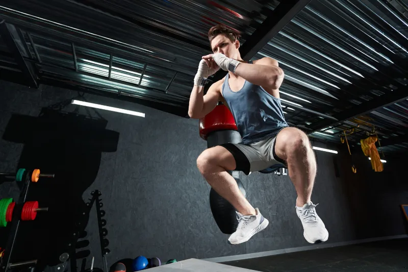 professional sportsman doing plyometric exercise a 2022 09 06 04 23 49 utc